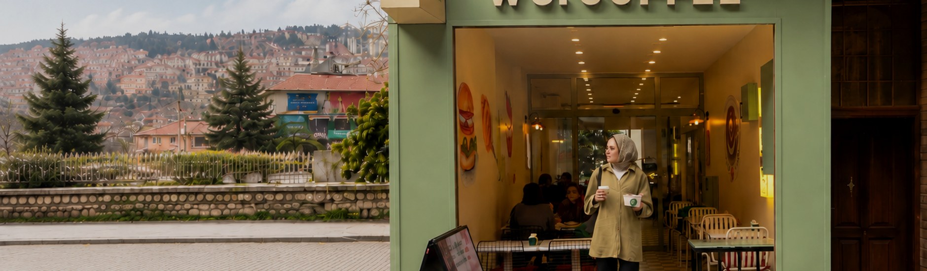 WO Coffee Point Üsküdar giriş görünümü